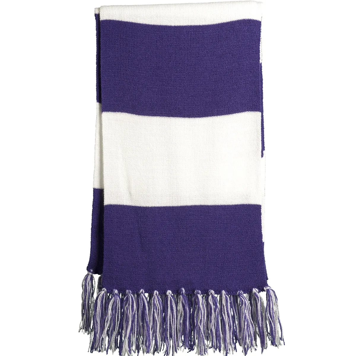 Womens Spectator Fringed Acrylic Scarf