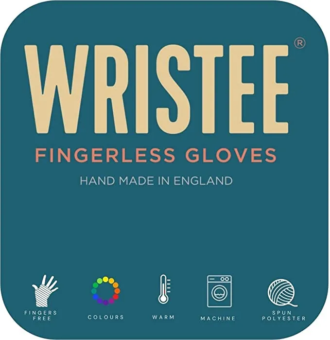 Wristees® Fingerless Gloves - Mediterranean blue